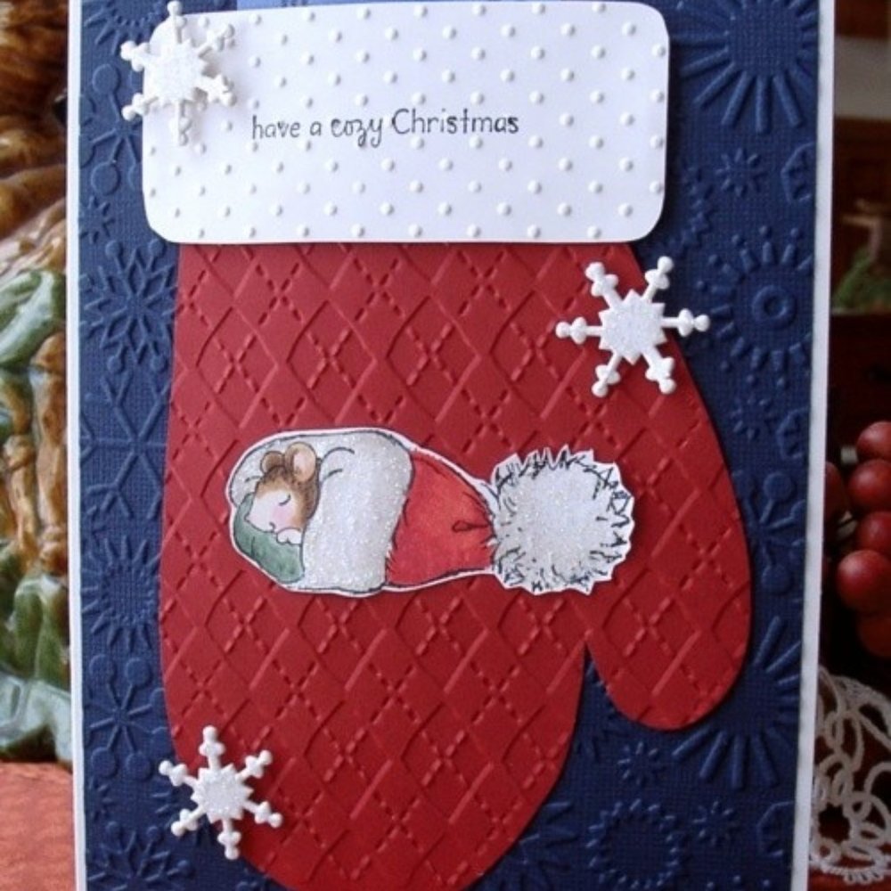 Cuttlebug 4” x 6” ARGYLE embossing folder